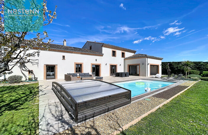 Belle demeure 363m² à vendre, piscine, spa et jardin, vue Pyrénées, 5 min. Villefranche de Lauragais — photo 2