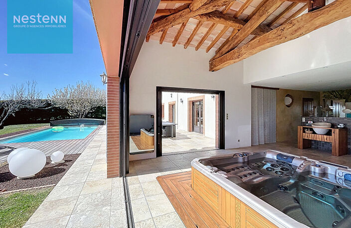Belle demeure 363m² à vendre, piscine, spa et jardin, vue Pyrénées, 5 min. Villefranche de Lauragais — photo 5