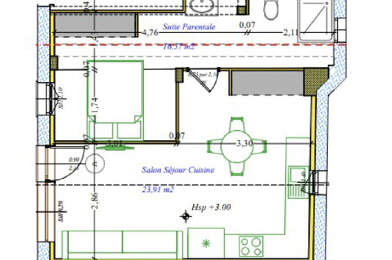 Appartement 2 pièces 640 €