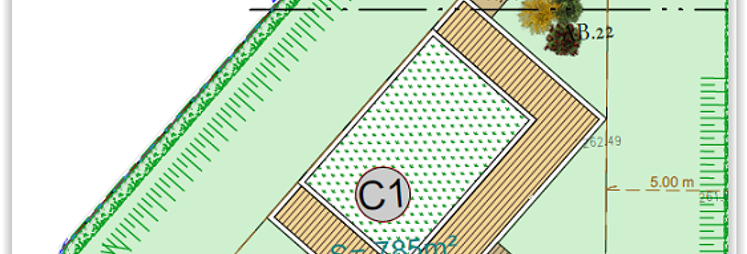 Terrain  785 m² à vendre à La Gaude (06610)