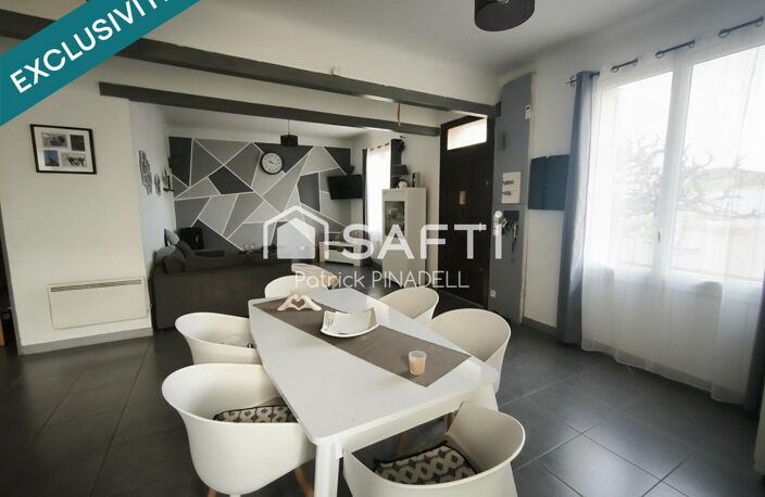 Maison d'habitation en trois faces, avec deux logements : un T5 avec quatre chambres, grande pièce de vie et T2 loué à l'année avec entrée indépendante — photo 2
