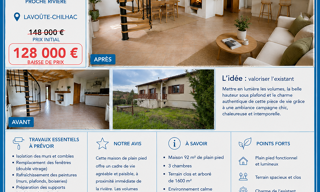 Maison 4 Pièces 92 m² à vendre à Lavoûte-Chilhac (43380)
