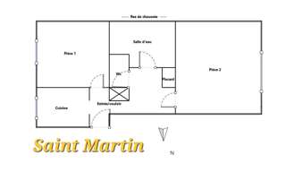 Appartement 2 Pièces 44 m² à vendre à Rennes (35000)