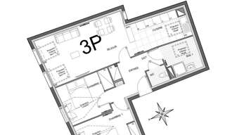 Appartement 3 Pièces 60 m² à vendre à Trilport (77470)