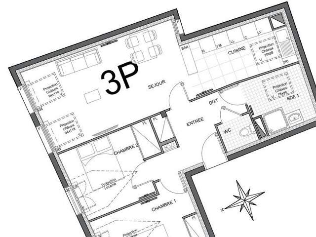 Vente Appartement 3 pièces — photo du bien