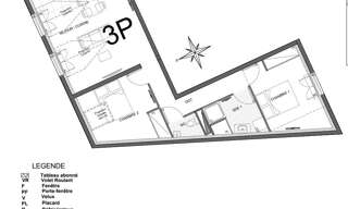 Appartement 3 Pièces 57 m² à vendre à Trilport (77470)