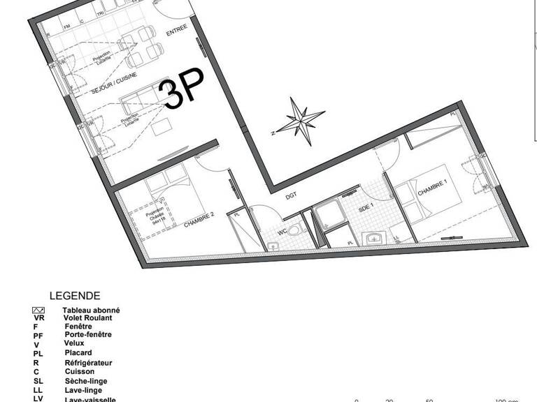 Vente Appartement 3 pièces — photo 1