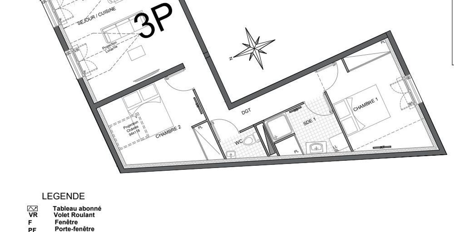 Vente Appartement 3 pièces — photo 1