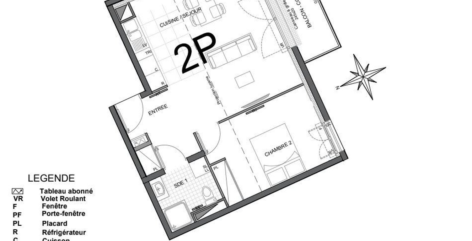 Vente Appartement 2 pièces — photo 1
