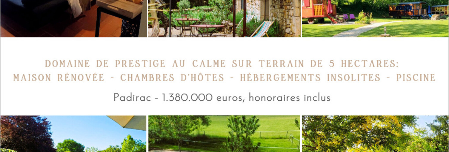 Maison 12 Pièces 394 m² à vendre à Padirac (46500)
