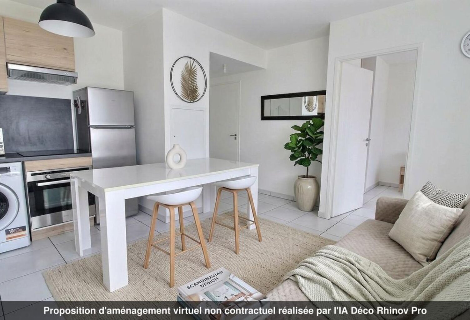 Appartement T2 avec terrasse et stationnement - lumineux, cuisine équipée, stationnement — photo 1