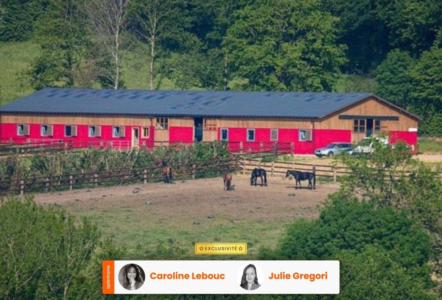 Haras d'élevage et de valorisation sur 6,5 ha d'un seul tenant avec bâtiment 2016 (12 boxes) et logement de fonction — photo 1
