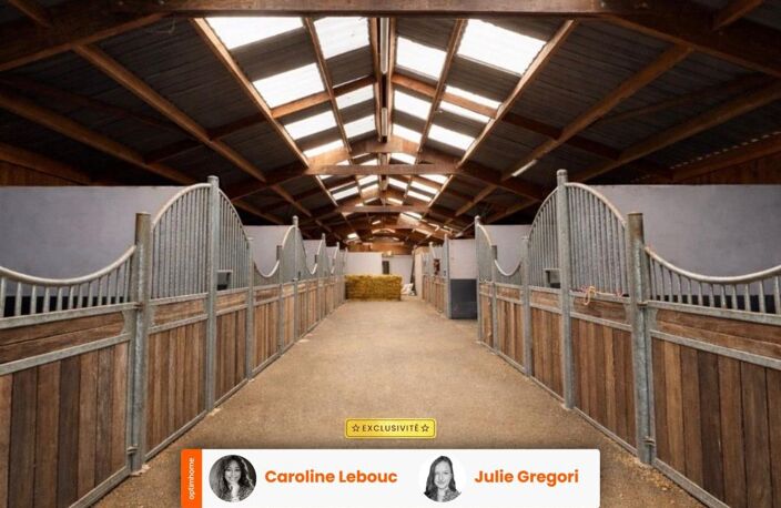 Haras d'élevage et de valorisation sur 6,5 ha d'un seul tenant avec bâtiment 2016 (12 boxes) et logement de fonction — photo 2