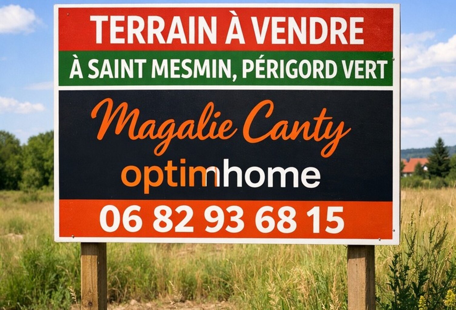 Terrain constructible 2 993 m² – Calme et nature – Saint-Mesmin (Périgord Vert) — photo 1