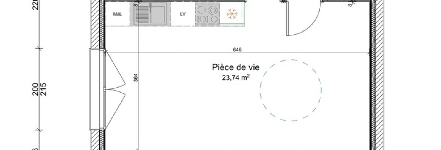 Appartement 2 Pièces 46 m² à vendre à Redon (35600)