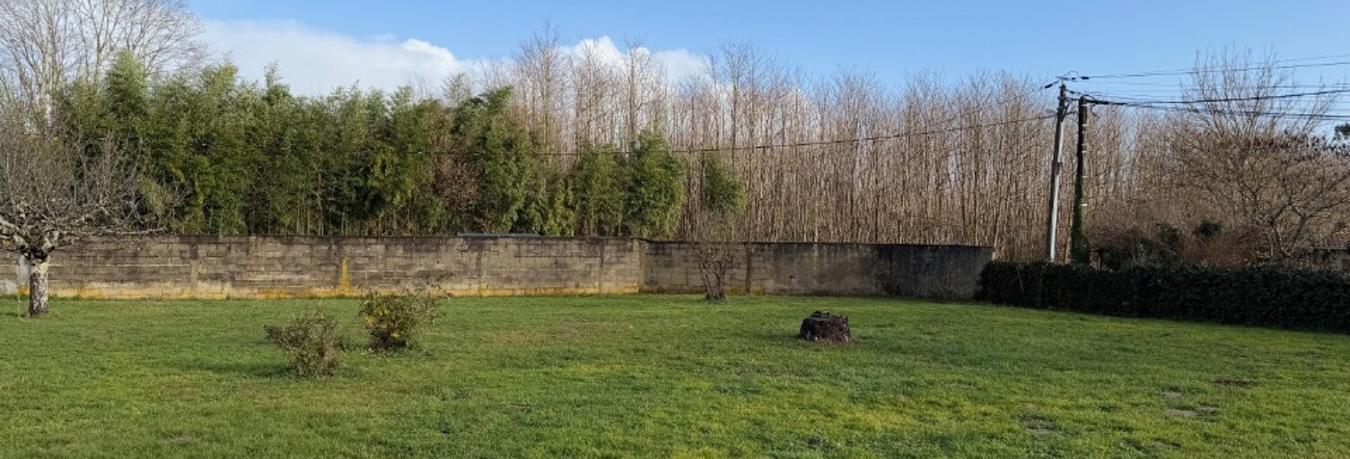 Terrain  600 m² à vendre à Landiras (33720)