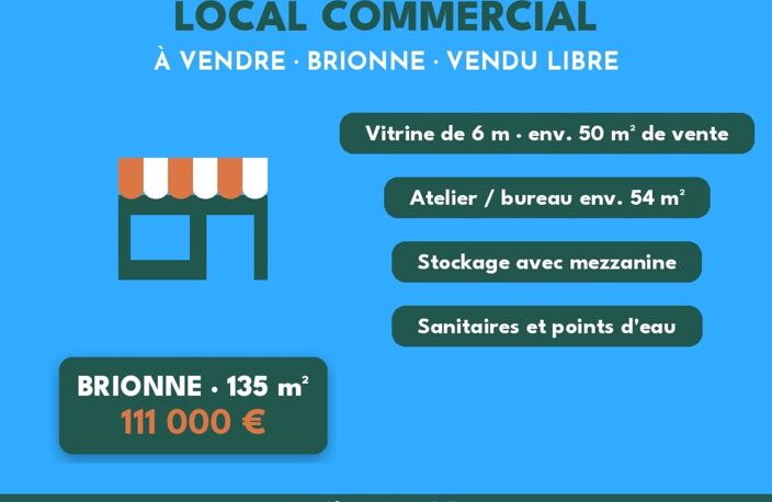 LOCAL COMMERCIAL 135 m² – VENDU LIBRE – BRIONNE – EMPLACEMENT N°1 — photo 5