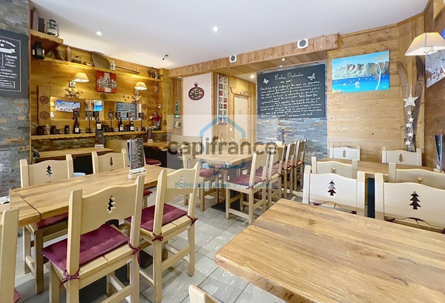 Dpt Savoie (73), à vendre SAINT FRANCOIS LONGCHAMP Restaurant / Pizzeria avec grande terrasse — photo 1