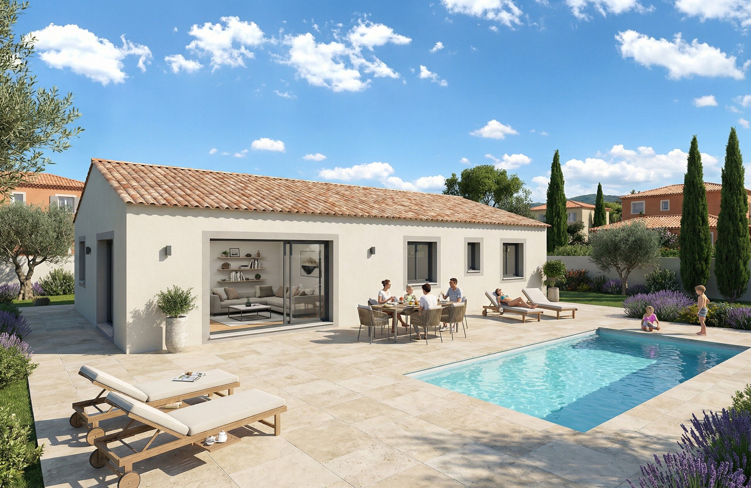 Villa / Maison  T5 à vendre Roquebrussanne (La) 83136