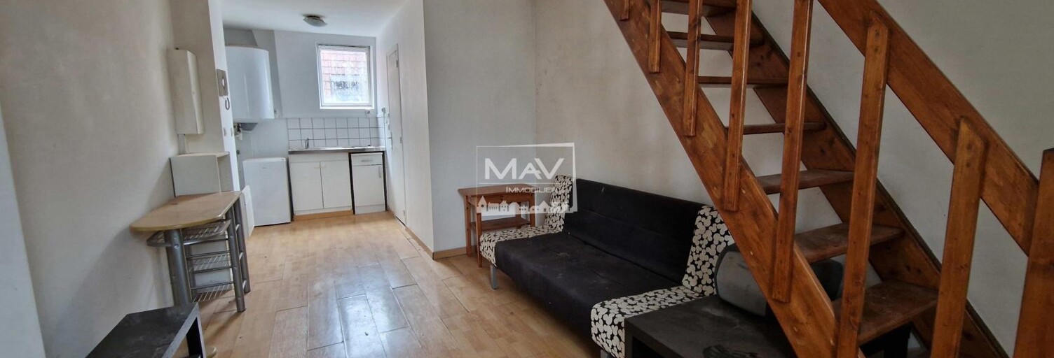 Appartement 1 Pièce 21 m² à louer à Roubaix (59100)