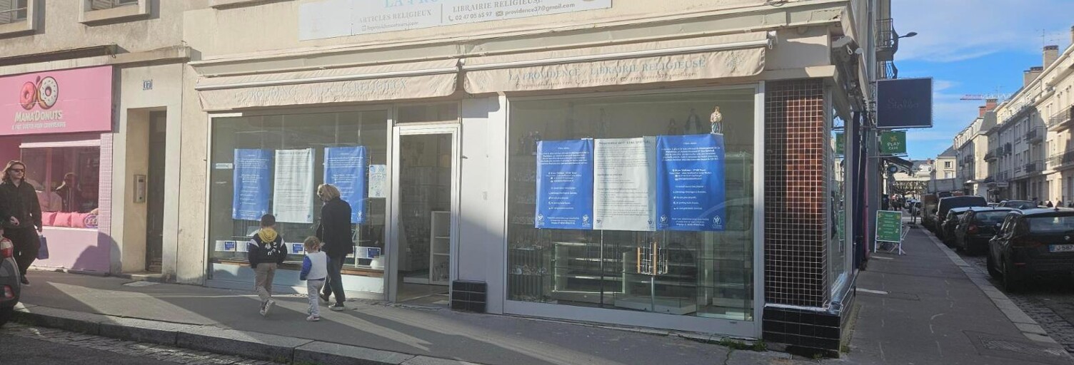 Commerce  33 m² à louer à Tours (37000)