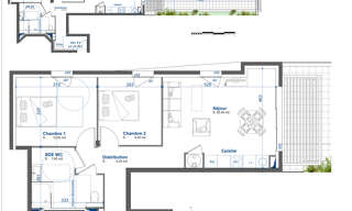 Appartement 3 Pièces 61 m² à vendre à Toulon (83100)