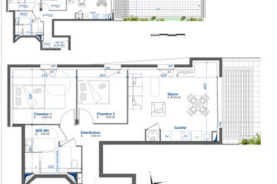 Appartement 3 pièces 375000 €