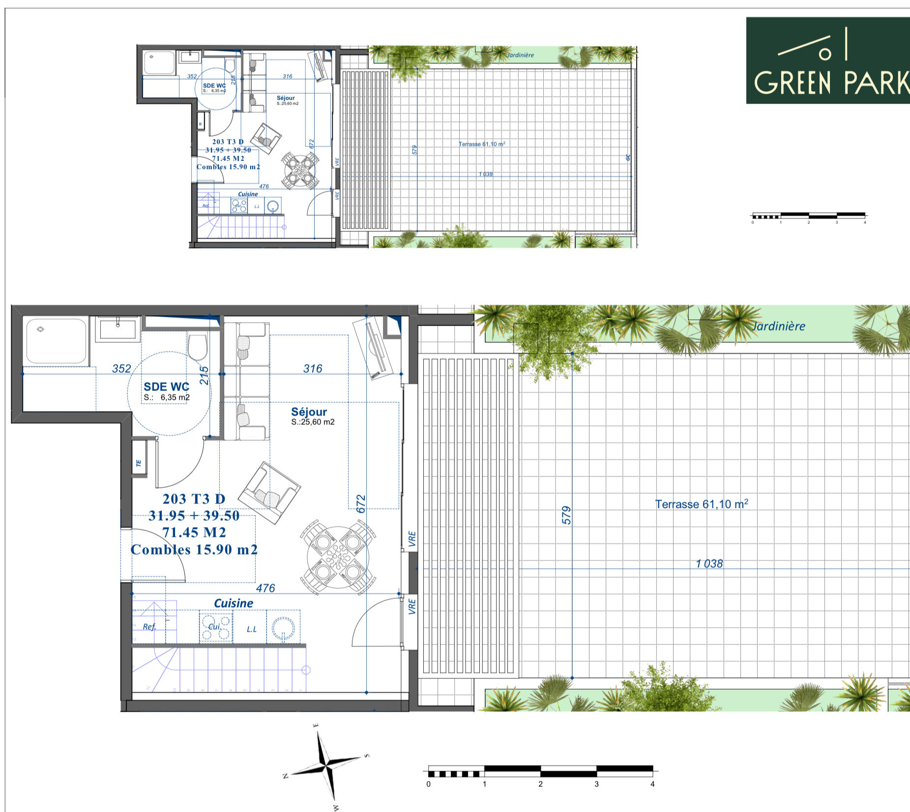 Appartement  T3 à vendre Toulon 83100