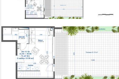 Appartement 3 pièces 459000 €