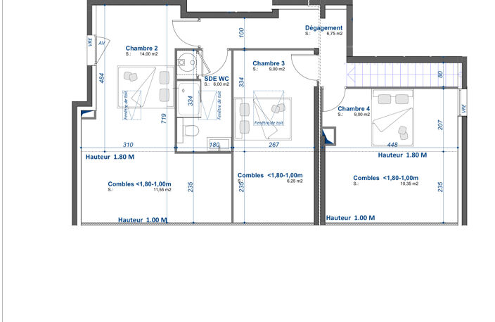 T5 DUPLEX de 109 m2, Terasse de 66m2, parking box double — photo 2