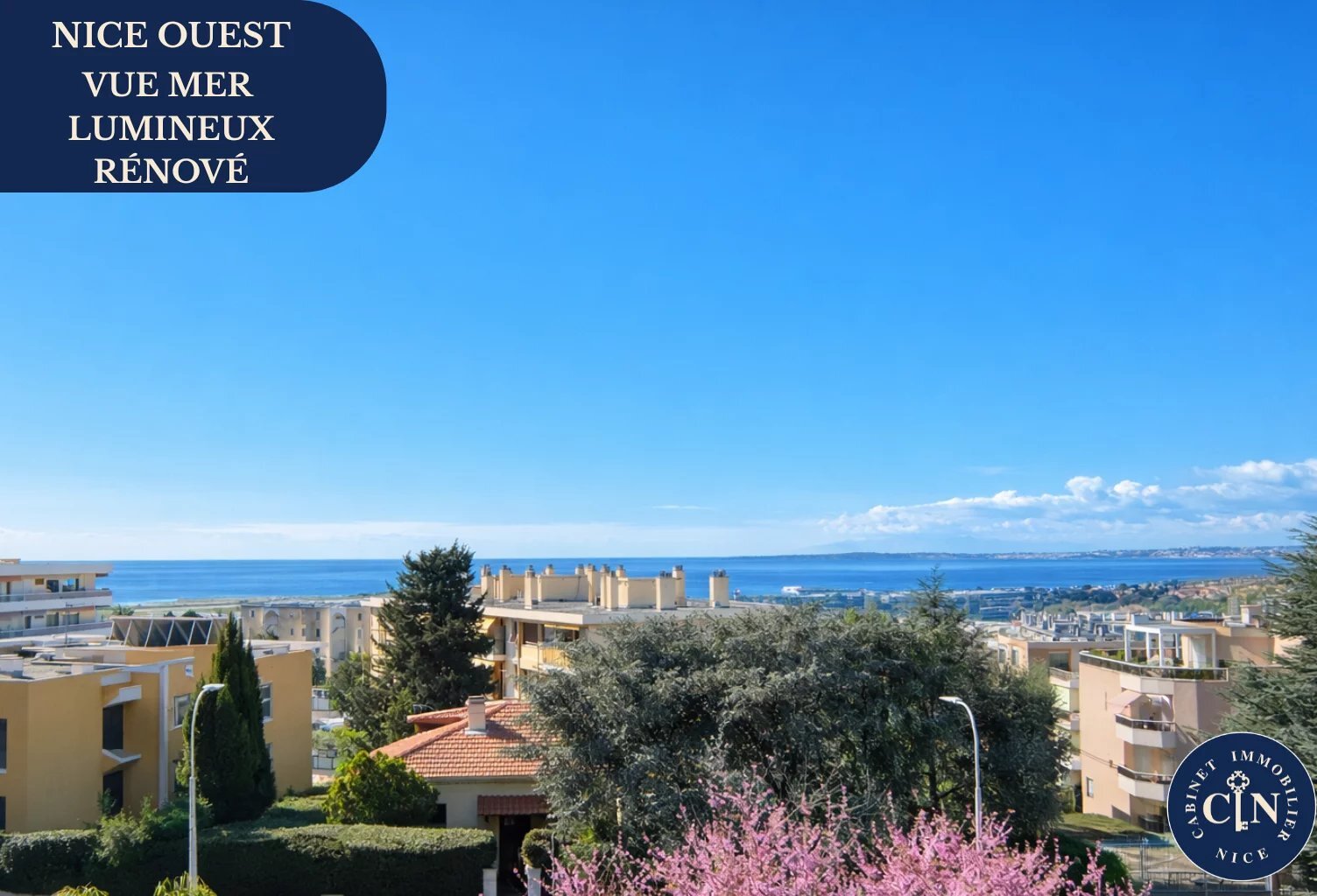 4 Pièces – Terrasse – Vue mer – Nice Ouest — photo 1