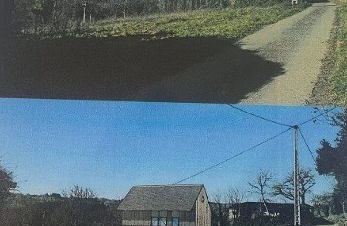 Terrain arboré de 1900m² avec permis de construire accepté et viabilisé — photo 3