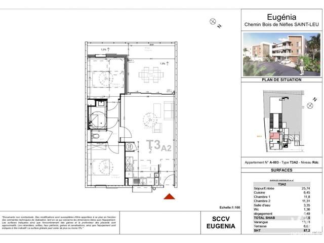 Vente Appartement 3 pièces — photo du bien