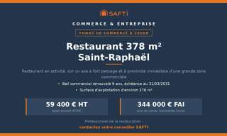 Commerce  420 m² à vendre à Saint-Raphaël (83700)