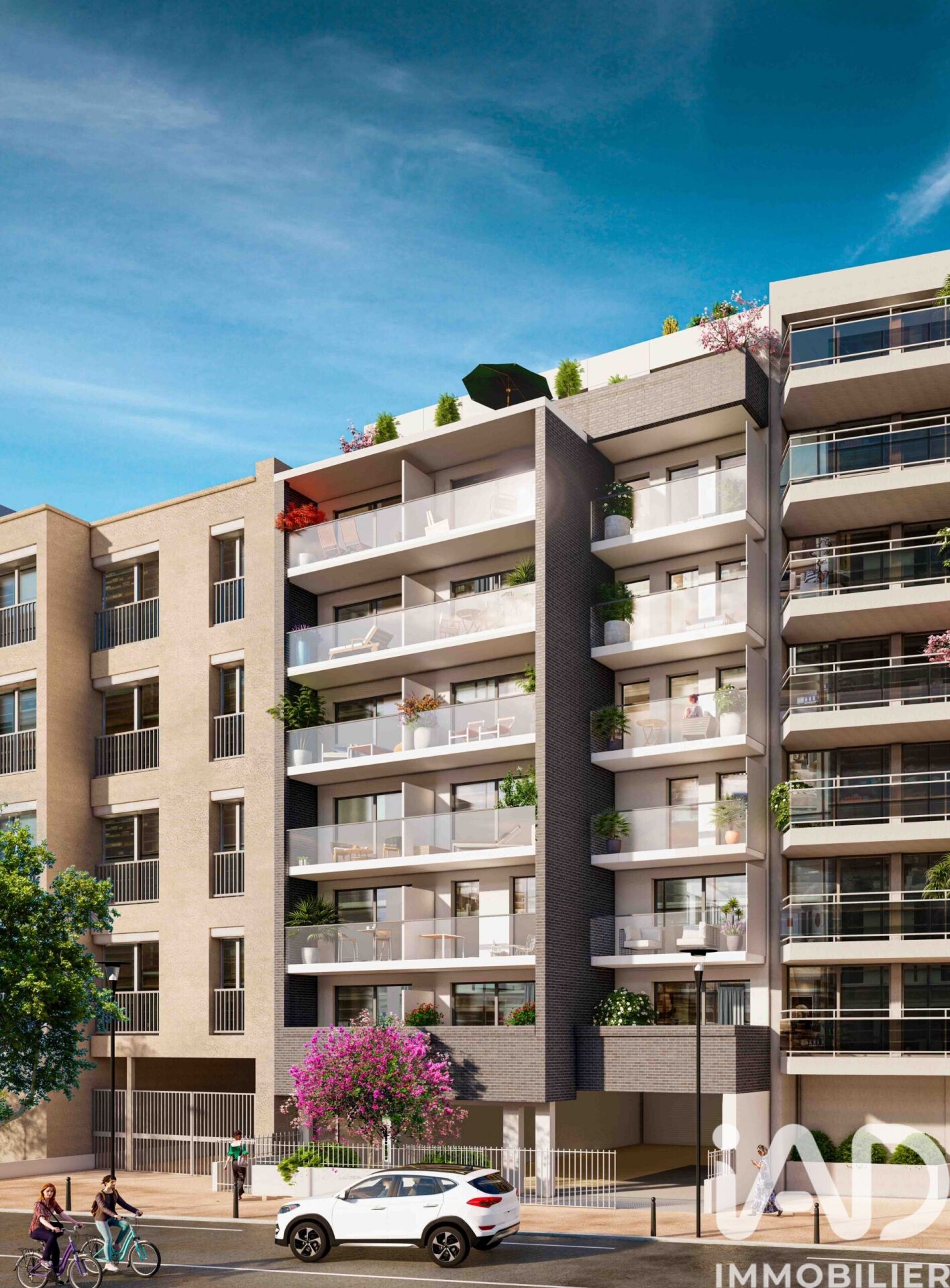 Bordeaux - 72m² - 3p. - 2ch.