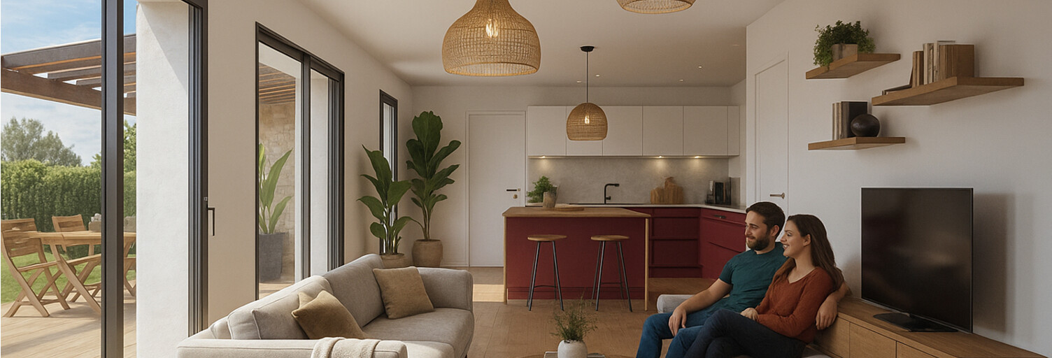 Appartement neuf T2, T3, T4, T5 Pièce 47 à 106 m² à vendre à Mouguerre (64990)