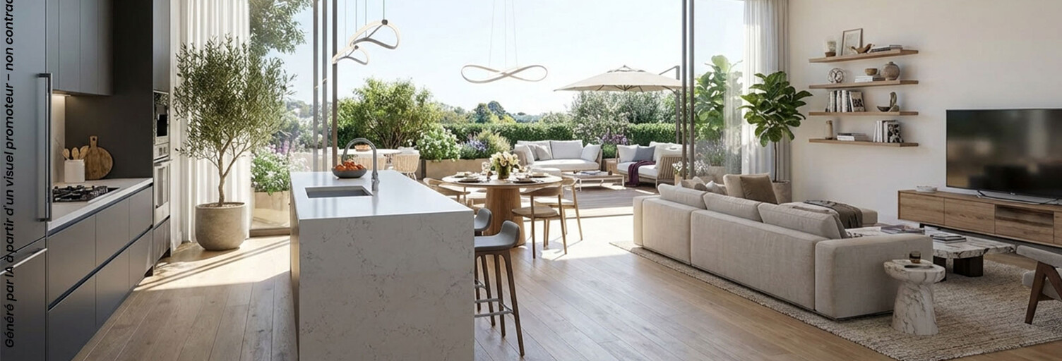 Appartement neuf T1, T2, T3, T4 Pièce 27 à 91 m² à vendre à Garches (92380)