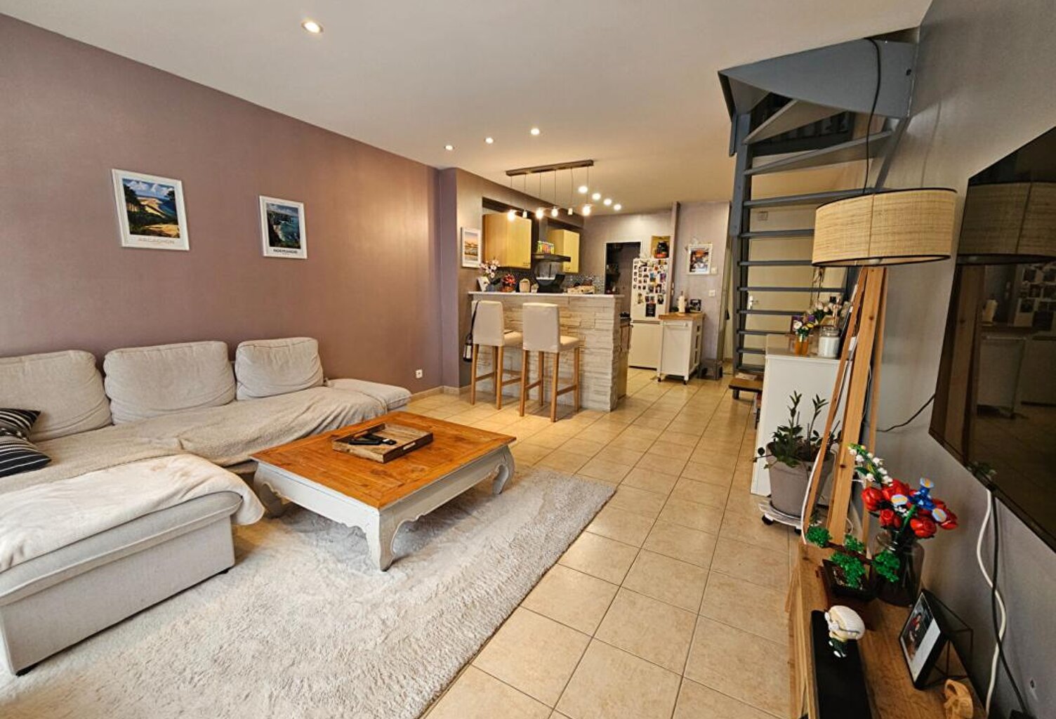 Appartement duplex 3 pièces, 68 m², Jardinet, 2 parkings — photo 1