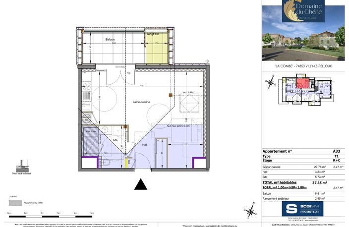 APPARTEMENT T1 - VILLY LE PELOUX — photo 3