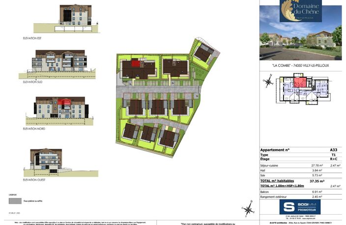 APPARTEMENT T1 - VILLY LE PELOUX — photo 4
