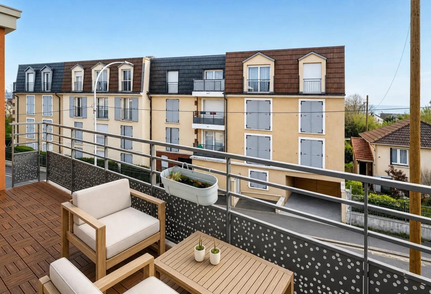 Charmant T3 avec balcon et parking au Plessis-Bouchard — photo 1