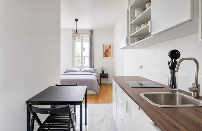 Charmant studio rénové avec balcon à Lyon — photo 4