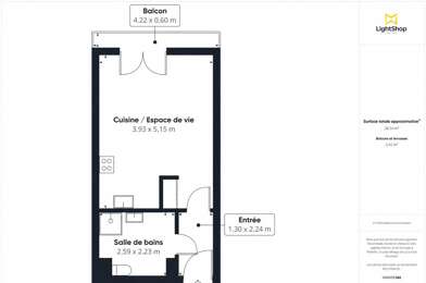 Appartement 1 pièces 140000 €