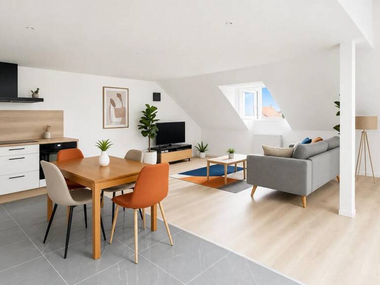 Duplex de 3 pièces vendu loué - 87m² - Valenciennes — photo 1