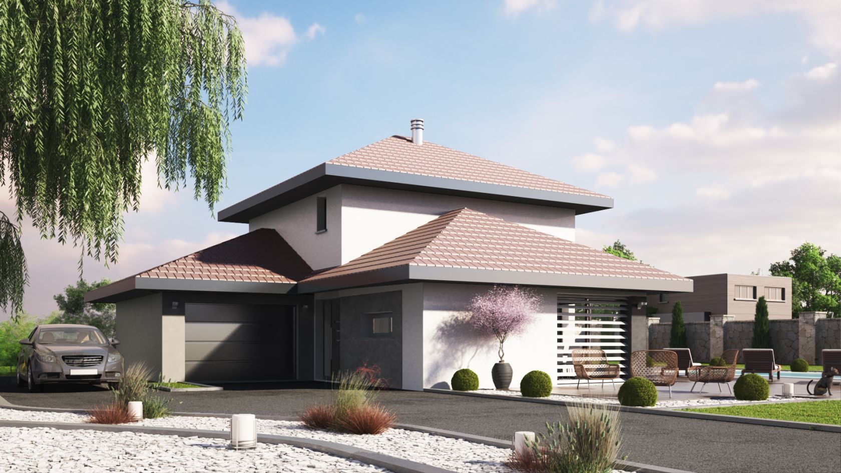 Projet de construction d'une maison 106 m² avec terrain à CRANVES-SALES (74)