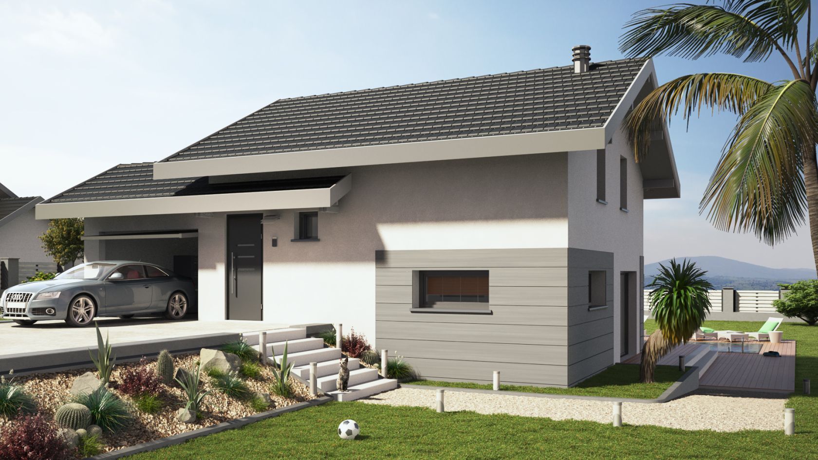 Projet de construction d'une maison 105 m² avec terrain à LARRINGES (74)
