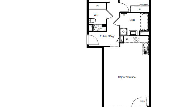 Appartement 3 pièces  à vendre Olemps 12510