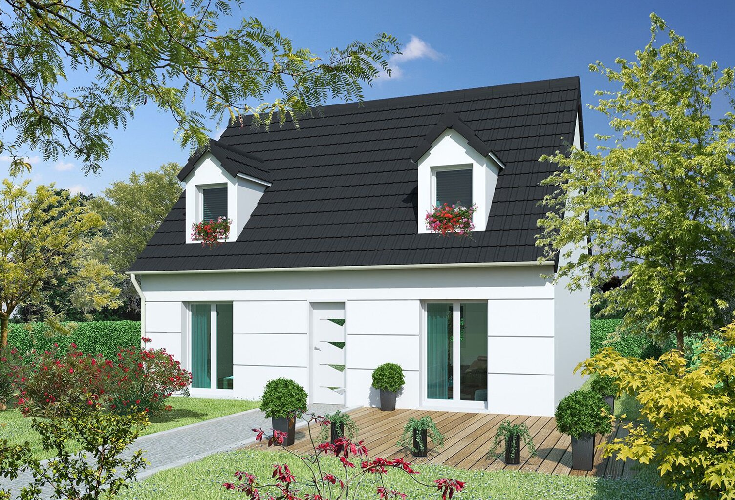 Faites construire votre maison 108.29 m² avec terrain à SAINT-VRAIN (91) ! — photo 1
