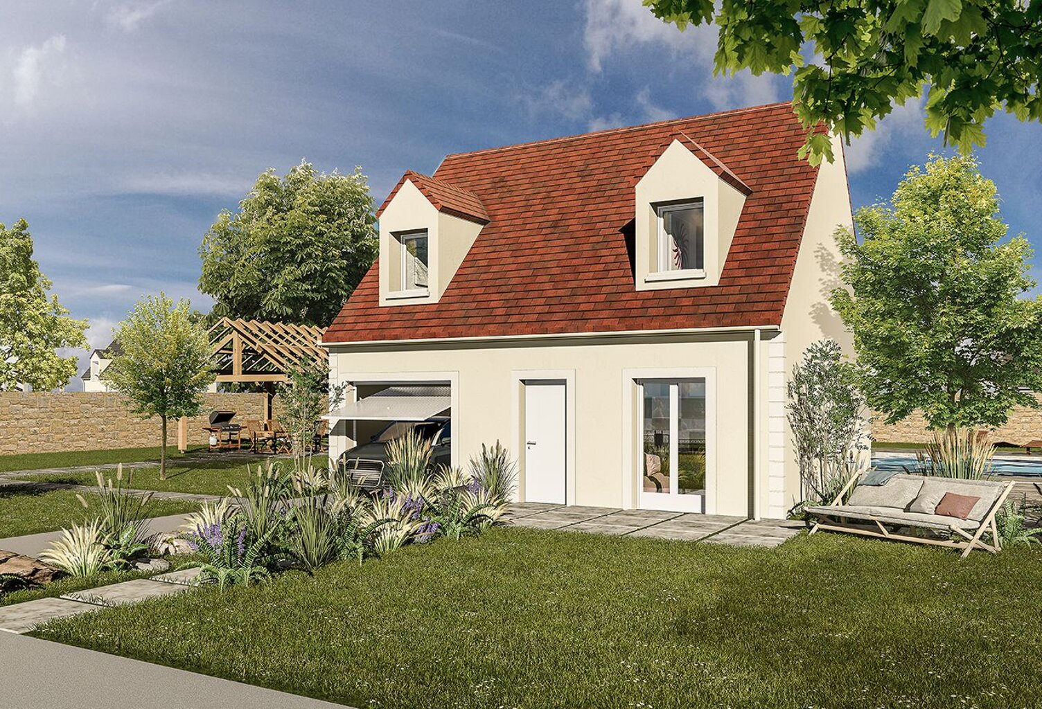 Faites construire votre maison 81.67 m² avec terrain à SAINT-VRAIN (91) ! — photo 1