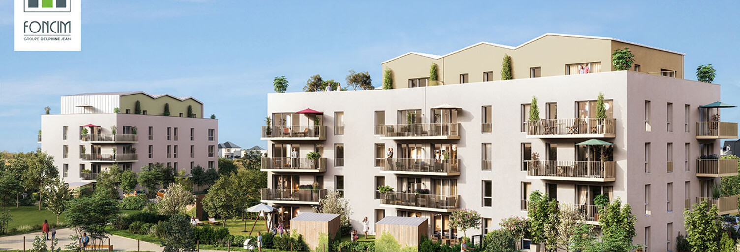 Appartement neuf T1, T2, T3 Pièce 27 à 61 m² à vendre à Blainville-sur-Orne (14550)